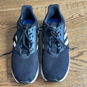 Adidas Duramo Cloudfoam Black Lightweight Womens Athletic Running Shoes Size 6